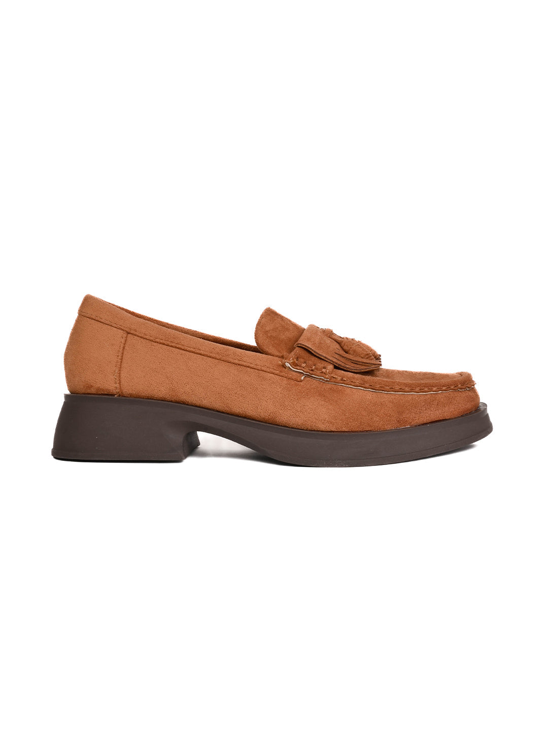 Women, Women Footwear, Tan Loafers