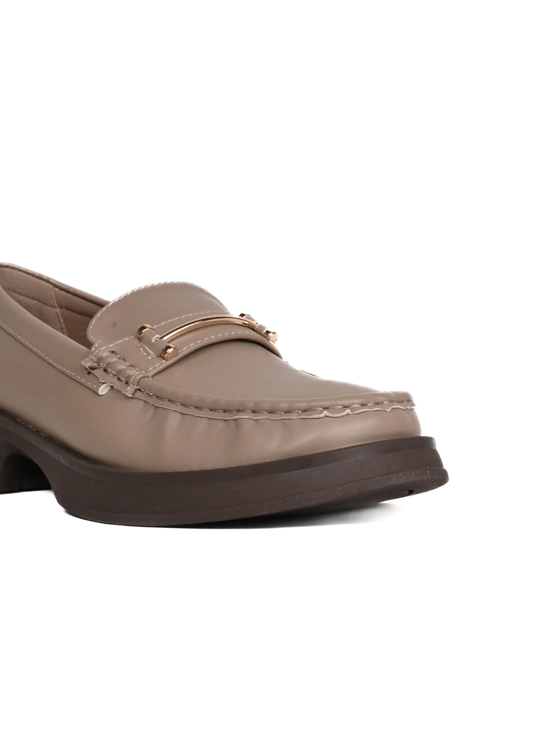 Women, Women Footwear, Khaki Loafers