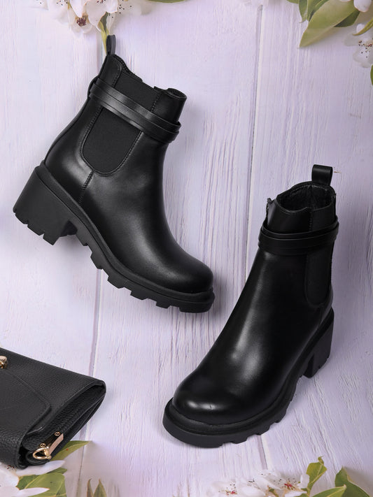 Women, Women Footwear, Black Boots