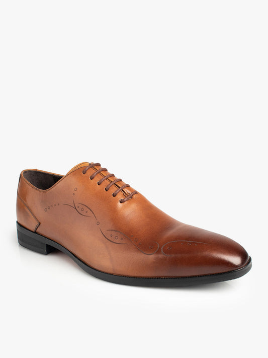 Footwear, Men Footwear, Tan Oxford Shoes