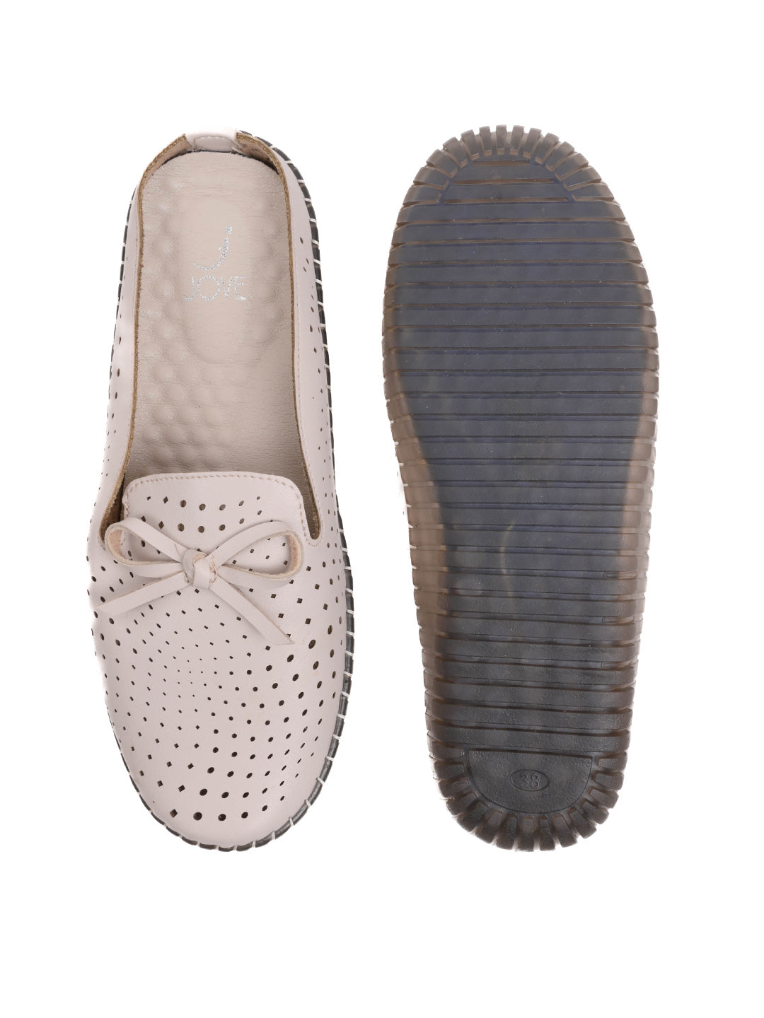 Women, Women Footwear, Beige Mules