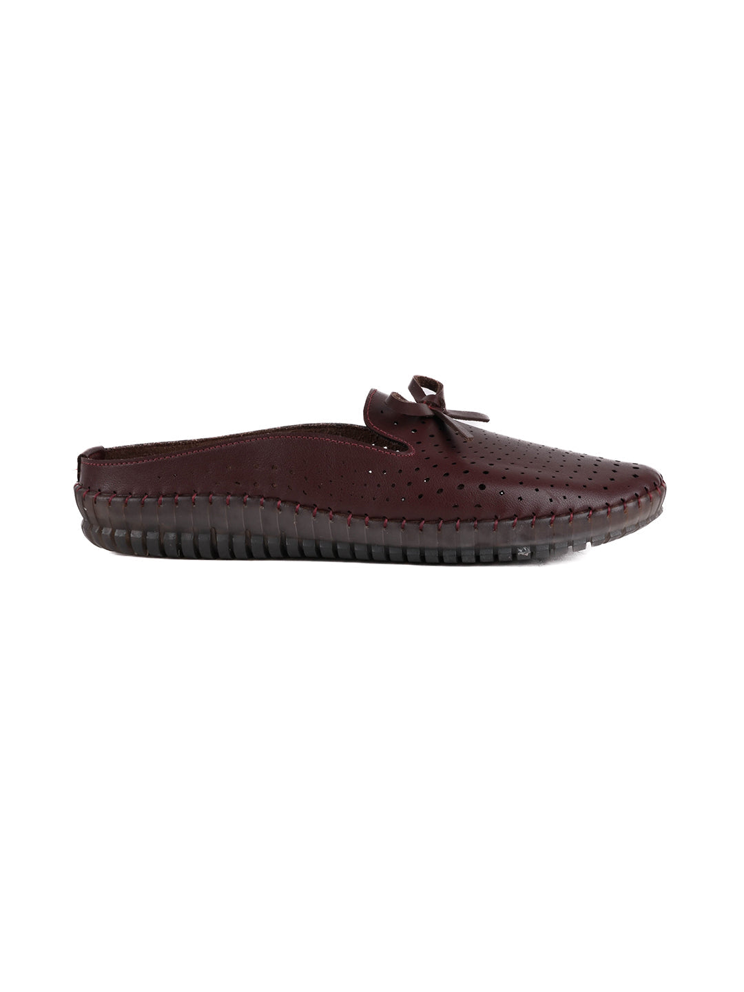 Women, Women Footwear, Maroon Mules