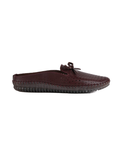 Women, Women Footwear, Maroon Mules