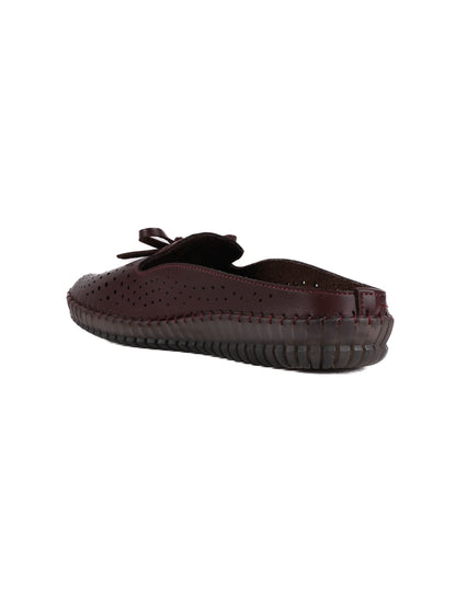 Women, Women Footwear, Maroon Mules