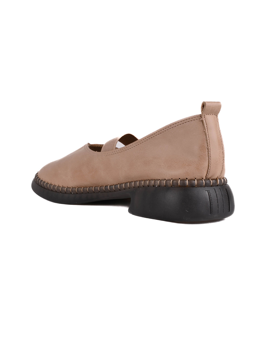 Women, Women Footwear, Beige Ballerinas