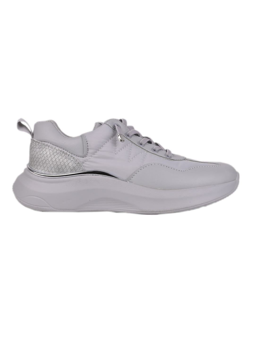 Women, Women Footwear, Grey Sneakers