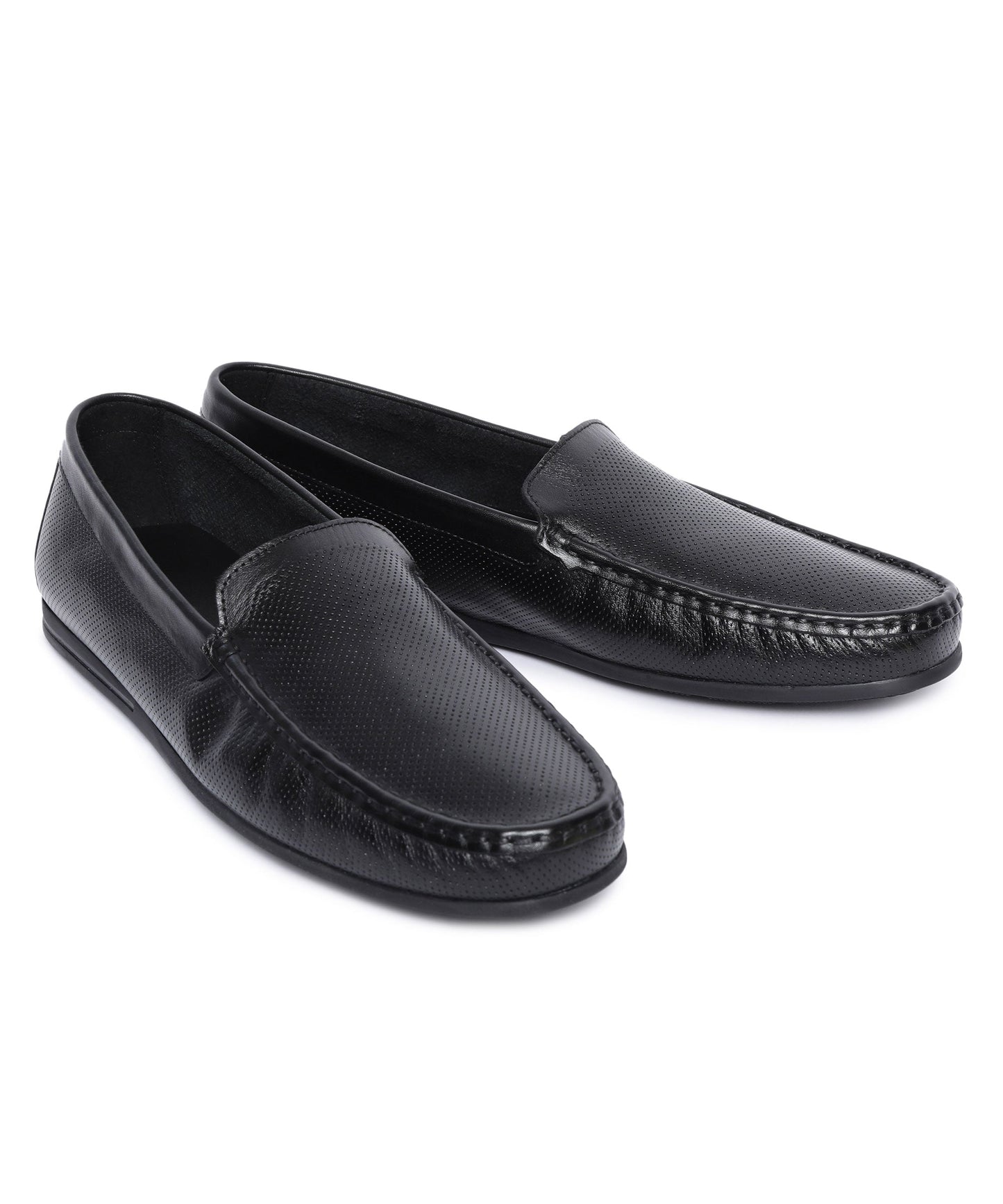 Footwear, Men Footwear, Black Loafers