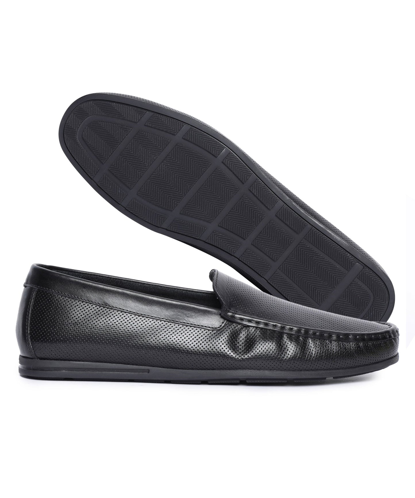 Footwear, Men Footwear, Black Loafers