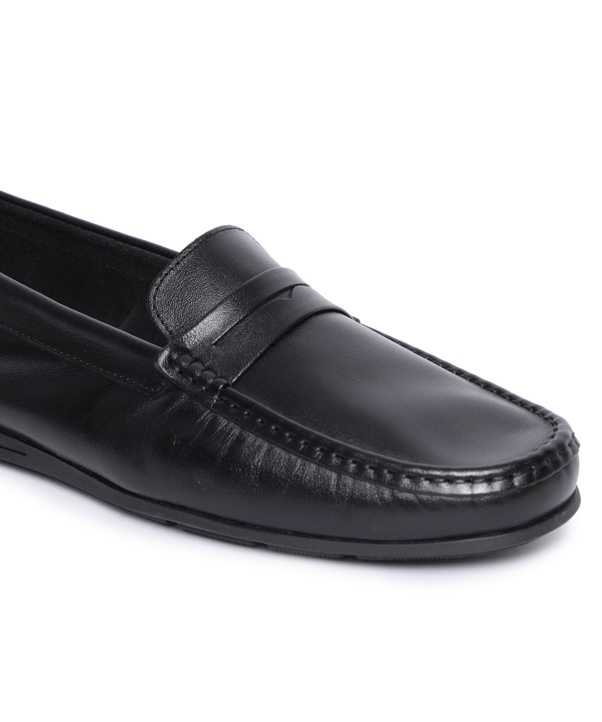 Footwear, Men Footwear, Black Loafers