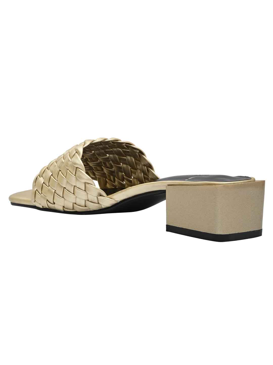 Footwear, Women Footwear, Golden Sandals