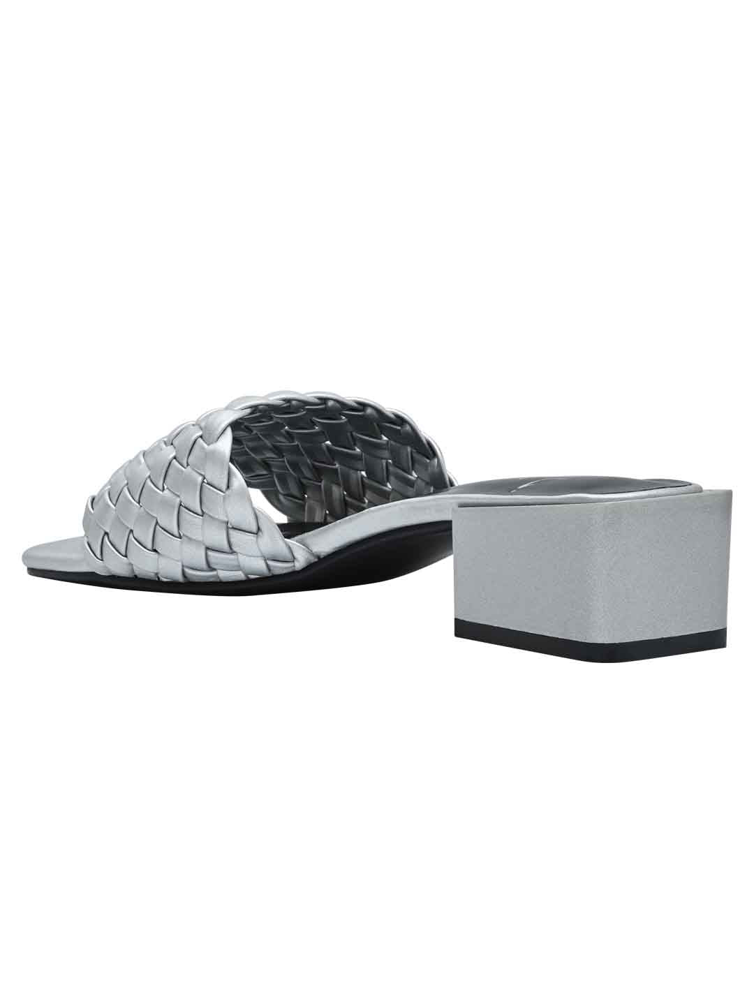 Footwear, Women Footwear, Silver Sandals