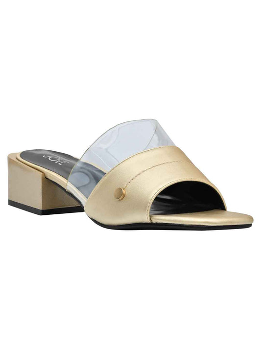 Footwear, Women Footwear, Golden Sandals