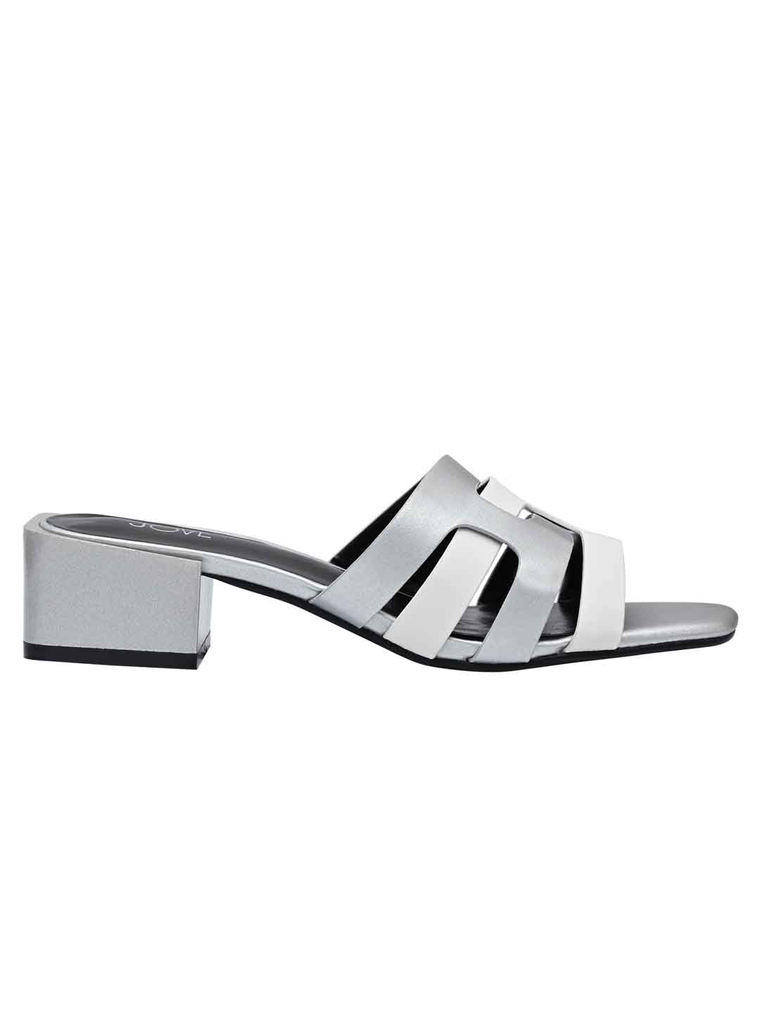 Footwear, Women Footwear, Silver Sandals