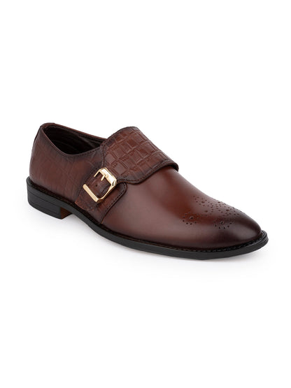 Footwear, Men Footwear, Brown, Monk