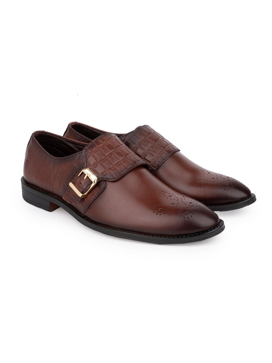 Footwear, Men Footwear, Brown, Monk