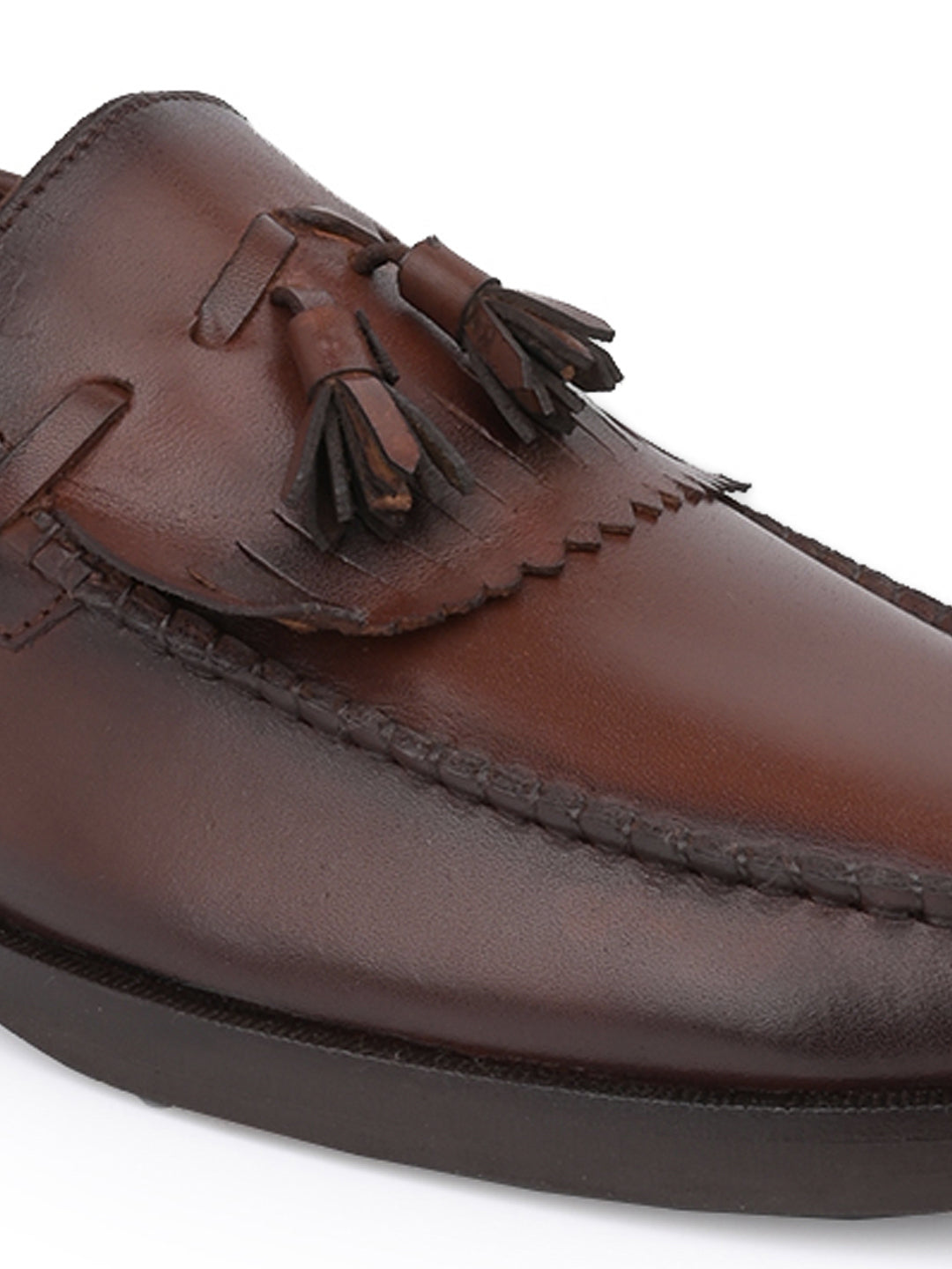 Men Brown Solid Loafer