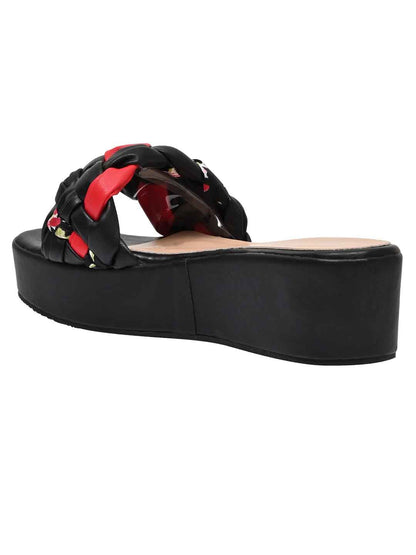 Footwear, Women Footwear, Black Sandals