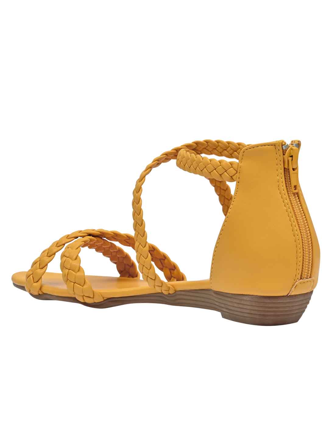 Yellow Butterfly-knot Med Chunky Heels Sandals Woman Slippers Slides Large  Size 11 15 Slip On For Ladies Summer Footwear Dress - Women's Sandals -  AliExpress