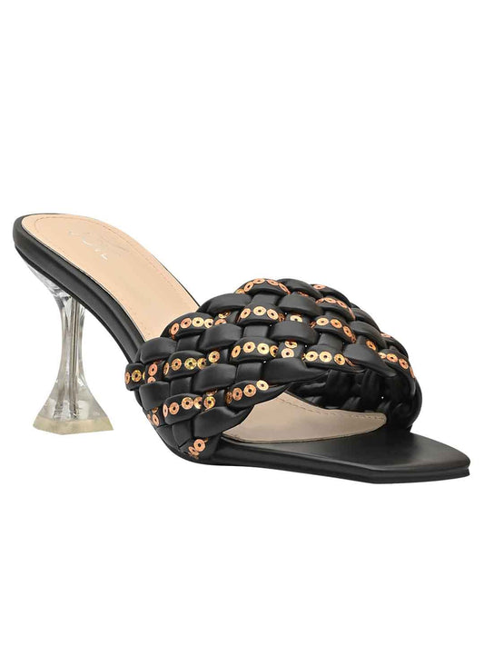 Footwear, Women Footwear, Black Sandals