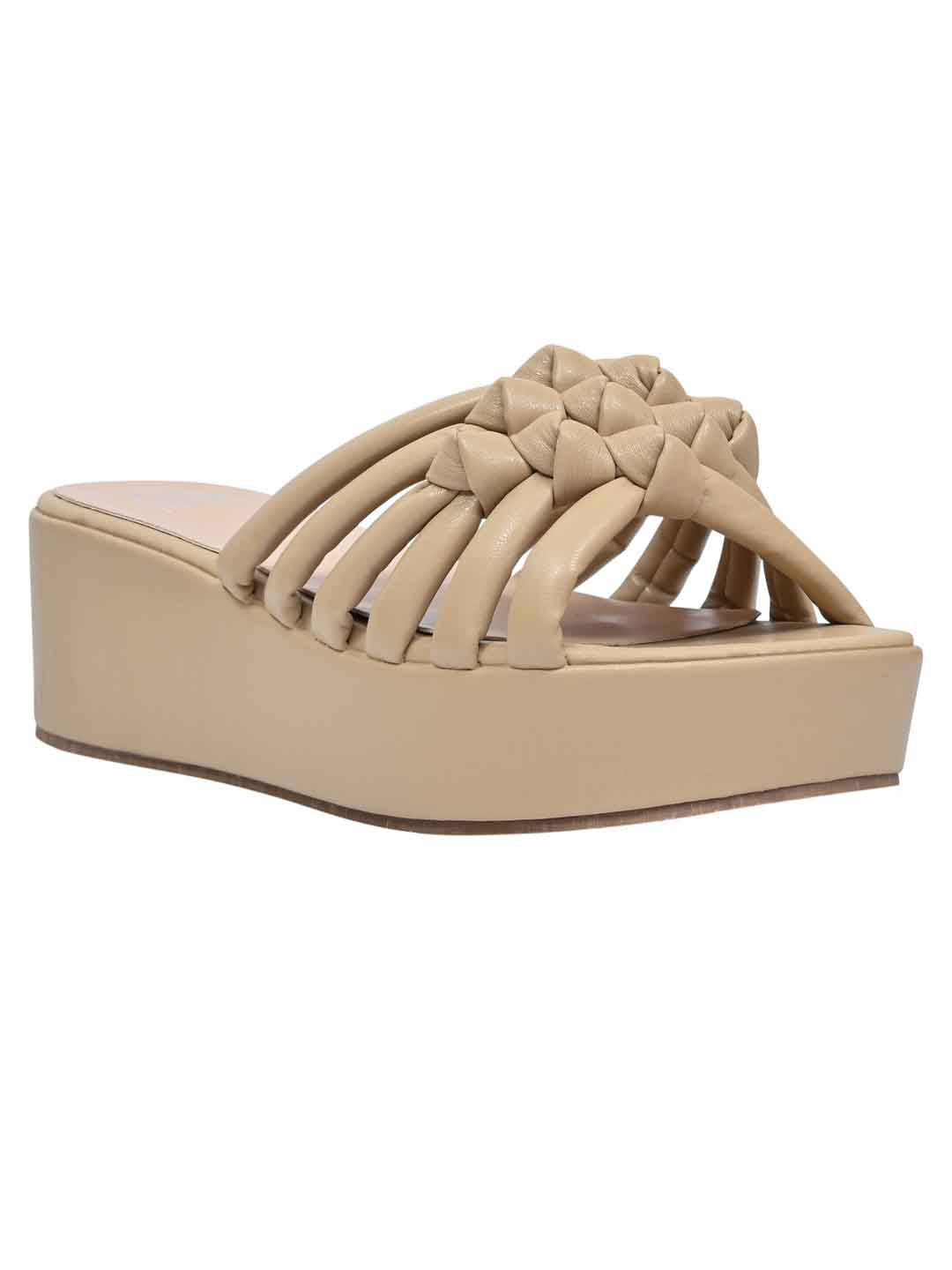 Footwear, Women Footwear, Beige Sandals