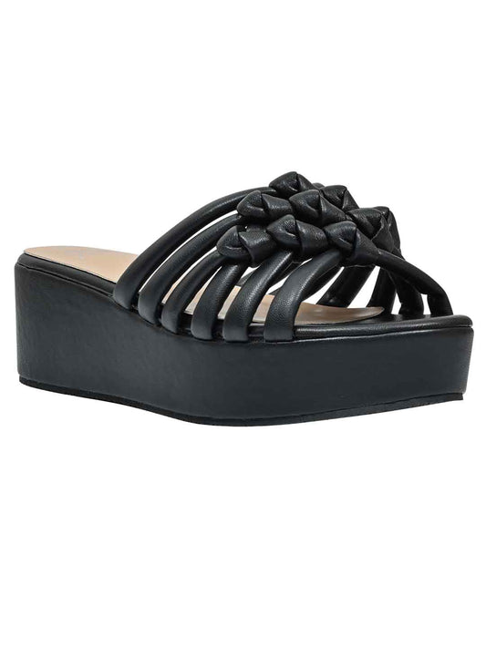 Footwear, Women Footwear, Black Sandals