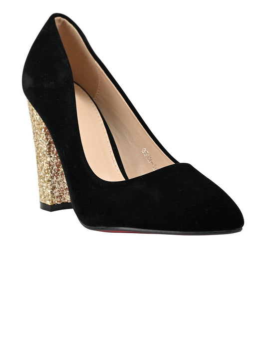 Footwear, Women Footwear, Black Pumps