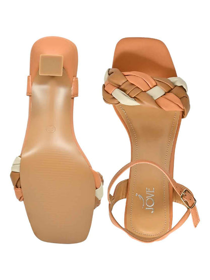 Footwear, Women Footwear, Beige Sandals