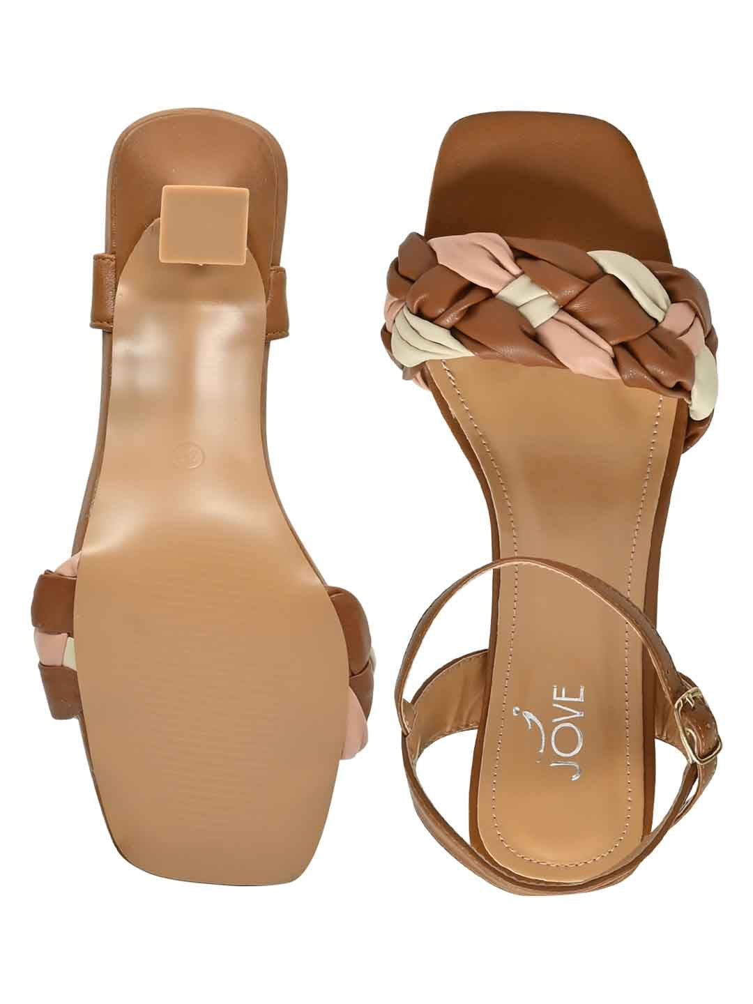 Footwear, Women Footwear, Brown Sandals