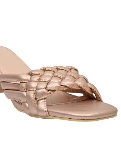 Footwear, Women Footwear, Rose Gold Sandals