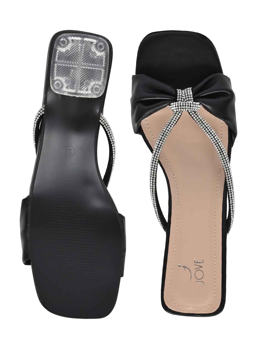 Footwear, Women Footwear, Black Sandals