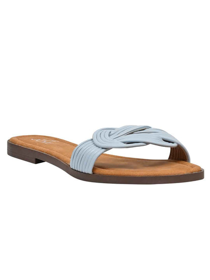 Footwear, Women Footwear, Aqua Open Toe Flats