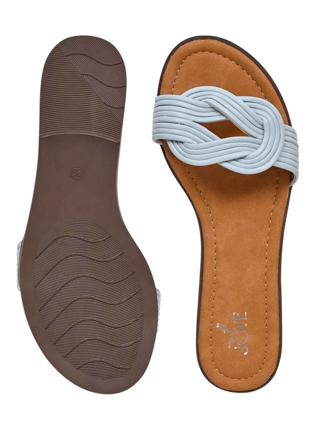 Footwear, Women Footwear, Aqua Open Toe Flats