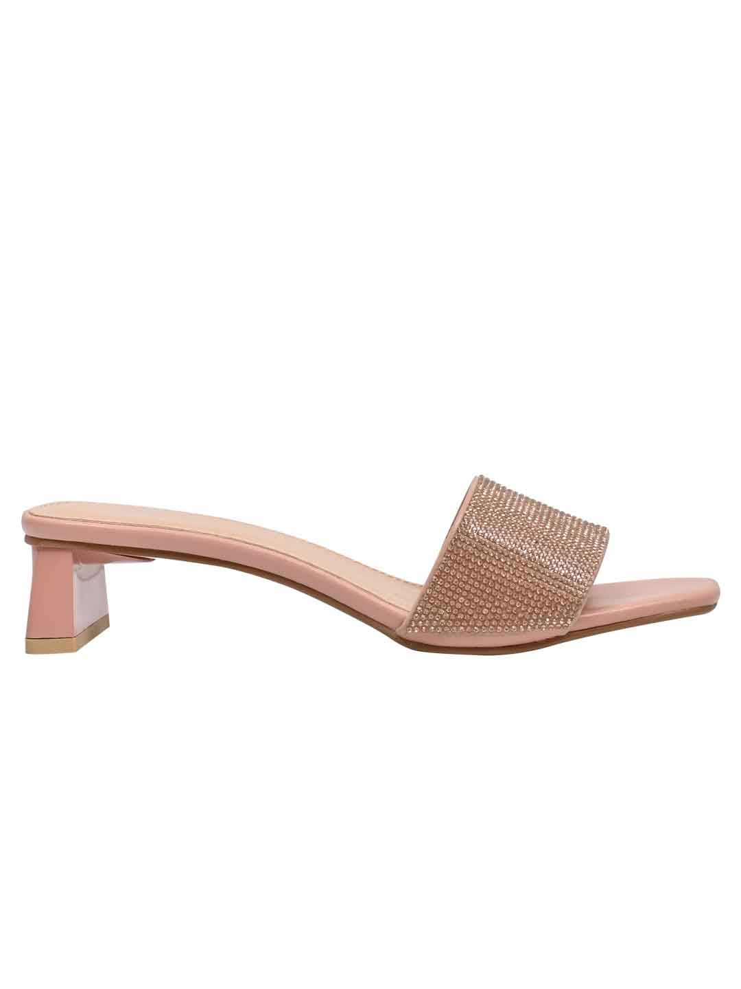 Footwear, Women Footwear, Rose Gold Sandals