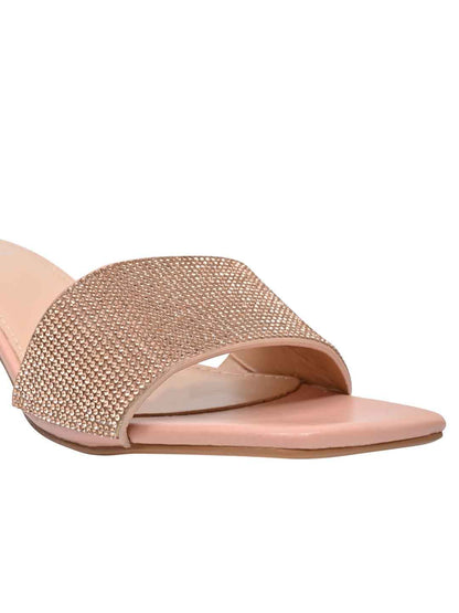 Footwear, Women Footwear, Rose Gold Sandals