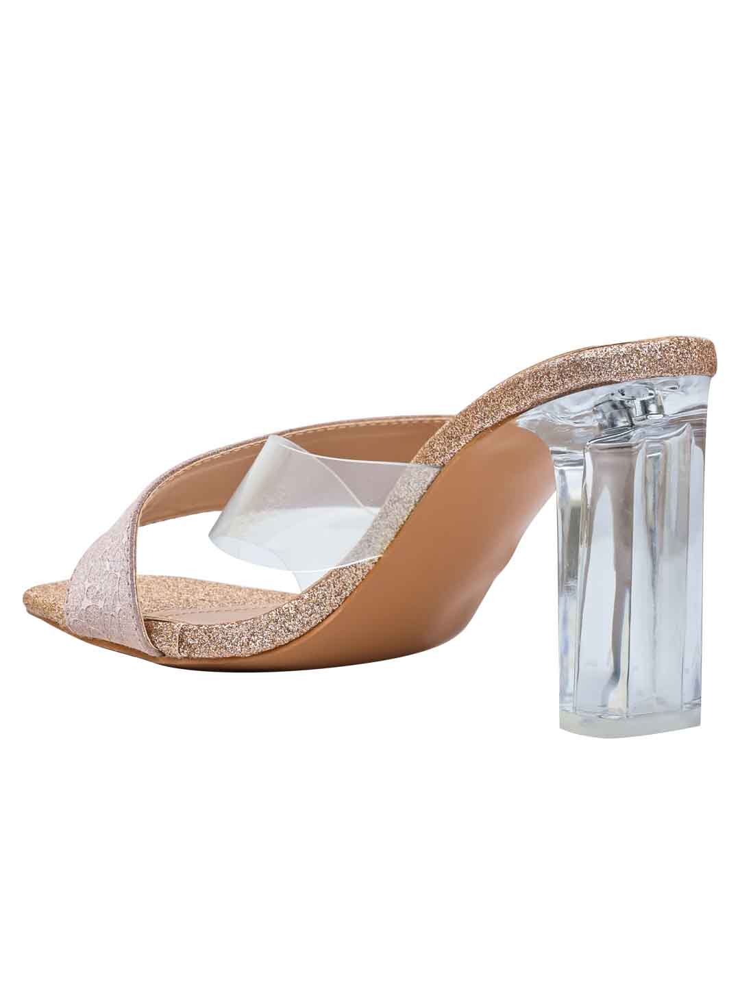 Footwear, Women Footwear, Rose Gold Sandals