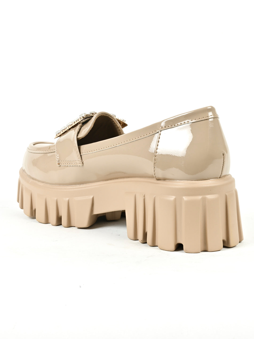 Women, Women Footwear, Beige Loafers