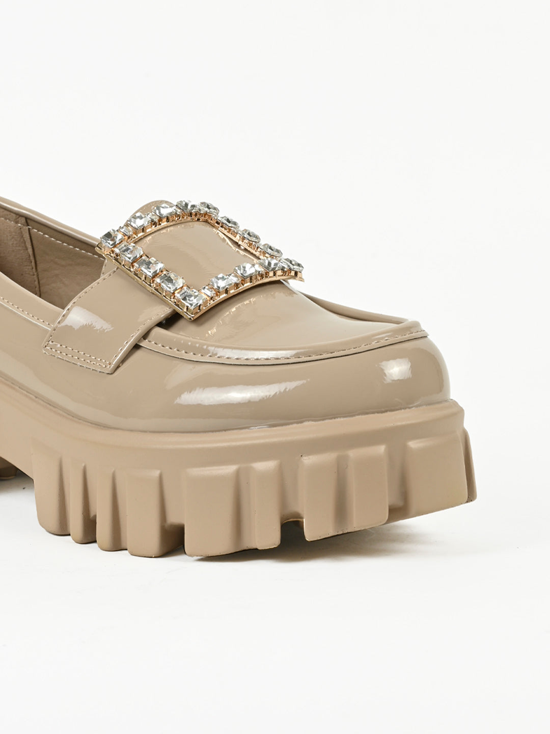 Women, Women Footwear, Beige Loafers