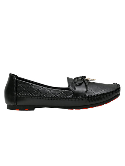 Footwear, Women Footwear, Black Loafers