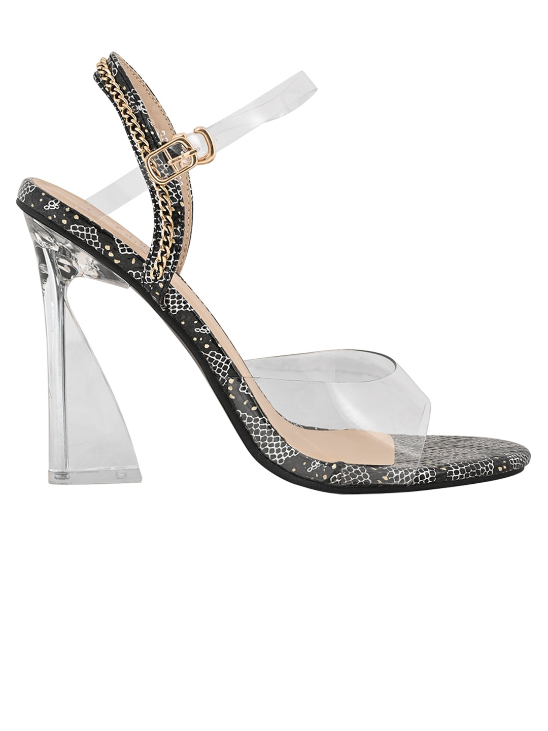 Fashion Nova Glass Slipper Maria2 clear women's size 7 high heels | eBay