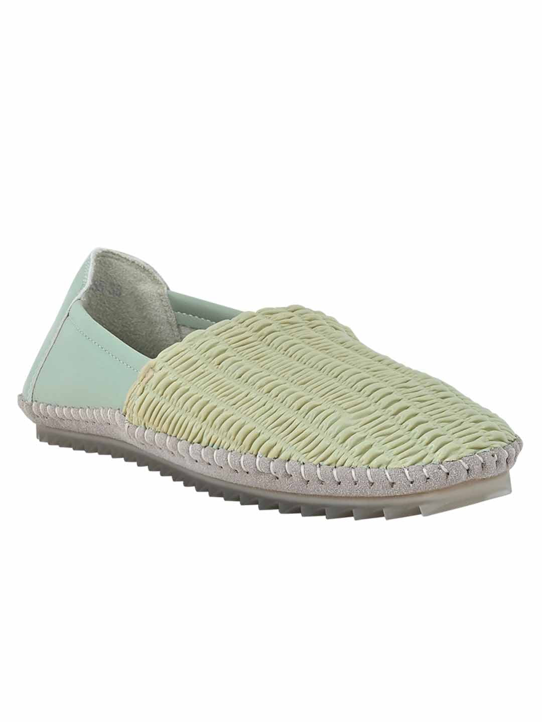 Footwear, Women Footewear, Sea Green Loafers