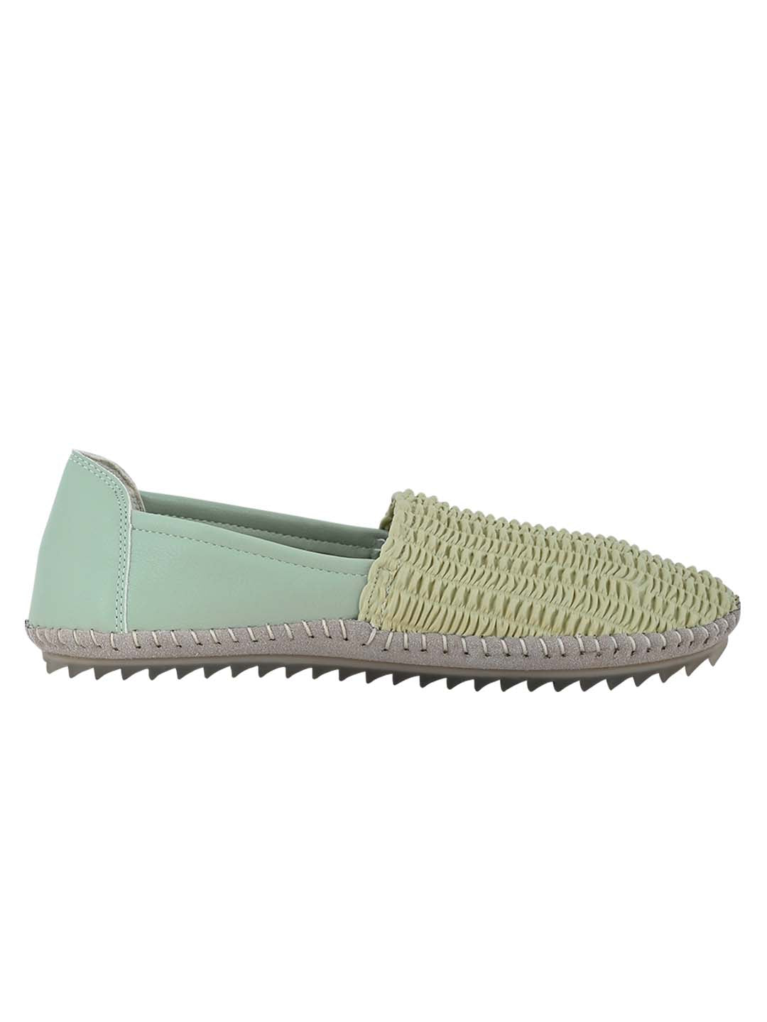 Footwear, Women Footewear, Sea Green Loafers