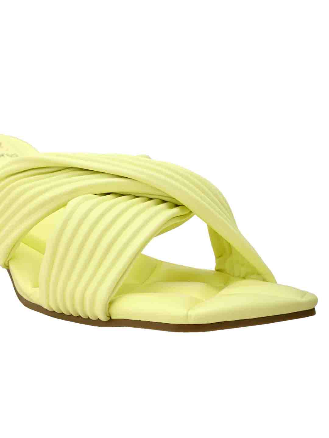 Footwear, Women Footewear, Yellow Sandals