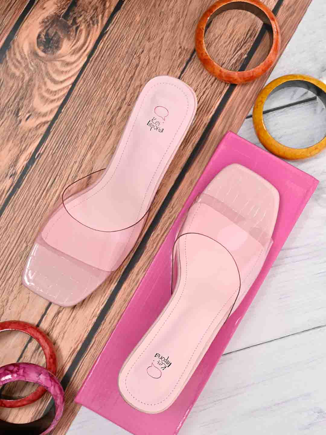 Footwear, Women Footewear, Pink Sandals