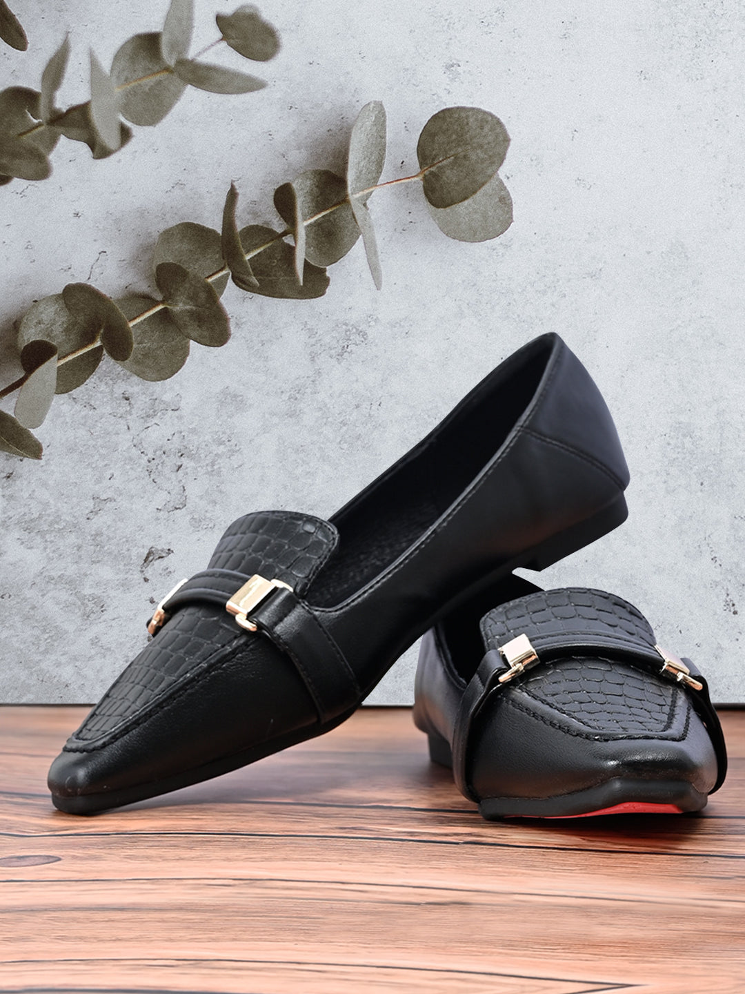 Footwear, Women Footwear, Black
 Loafers