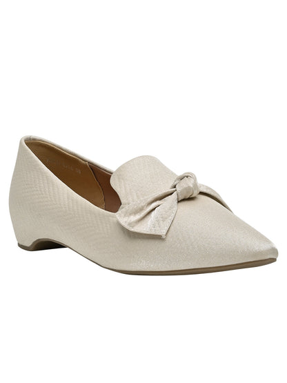 Footwear, Women Footwear, Beige Ballerinas