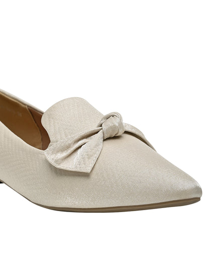 Footwear, Women Footwear, Beige Ballerinas