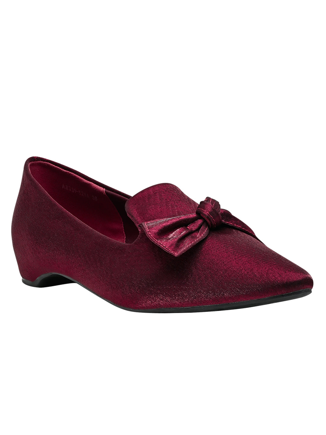 Footwear, Women Footwear, Maroon Ballerinas