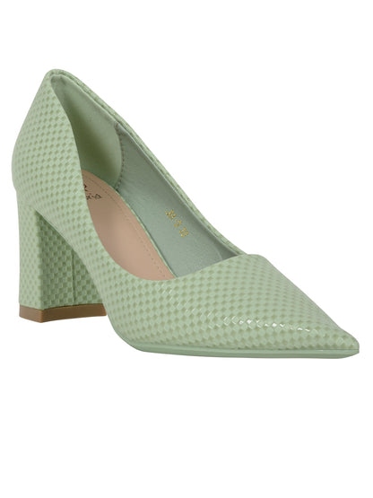 Footwear, Women Footwear, Sea Green Pumps