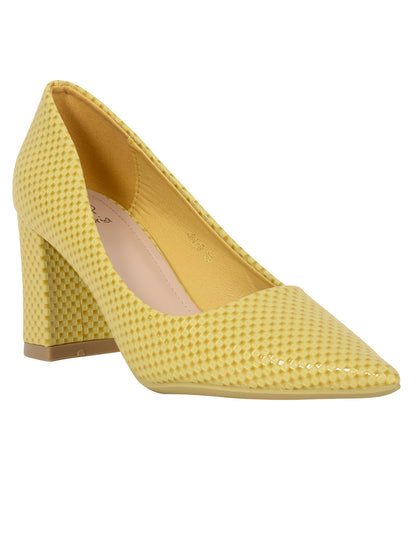 Footwear, Women Footwear, Yellow Pumps