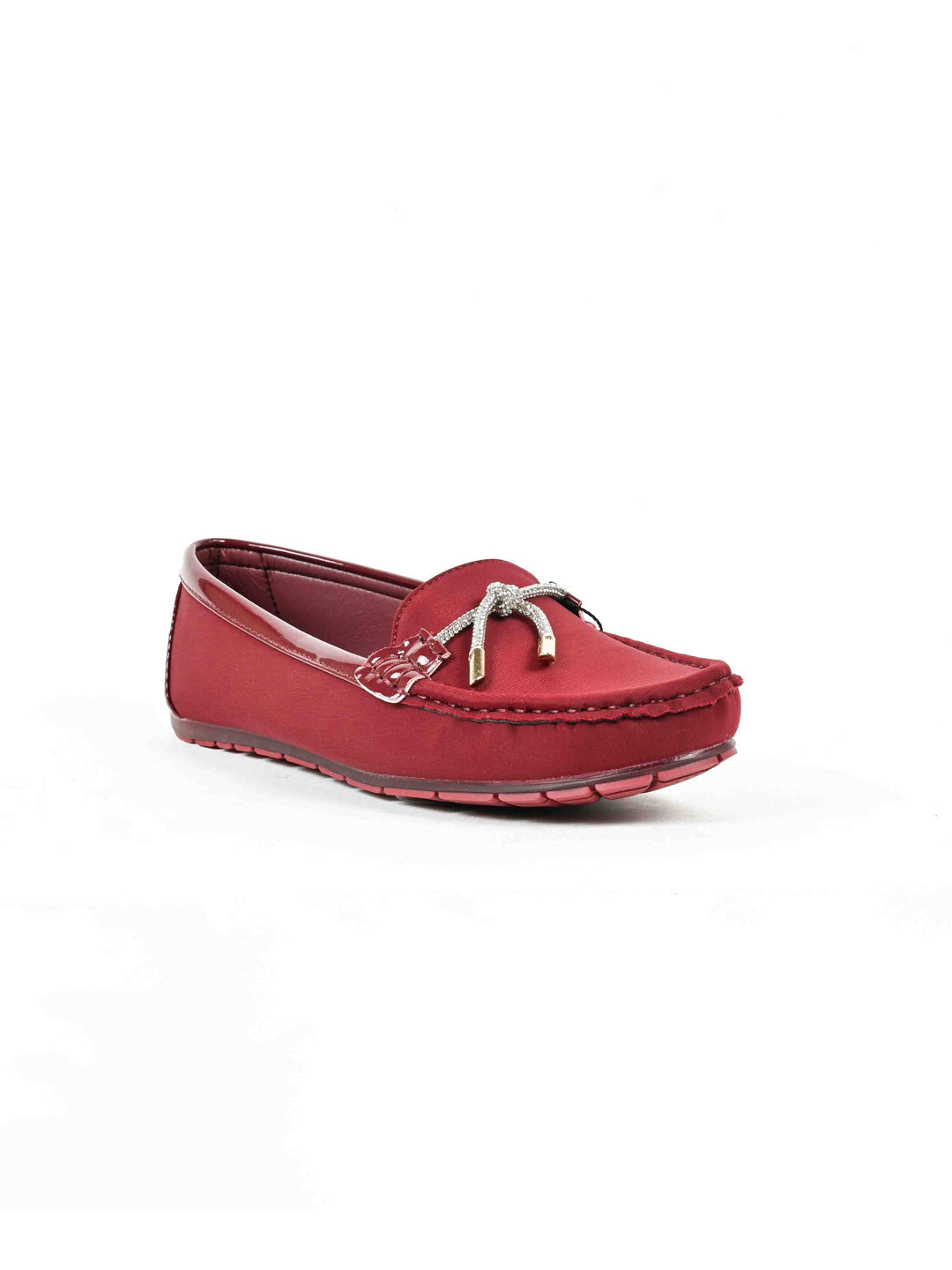 Women, Women Footwear, Maroon Loafers